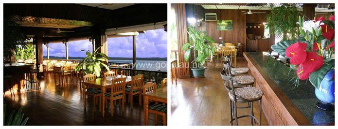 玫瑰园海景小木屋餐厅与酒吧
