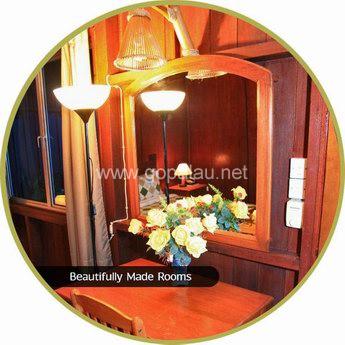 玫瑰园海景小木屋beautifully made rooms