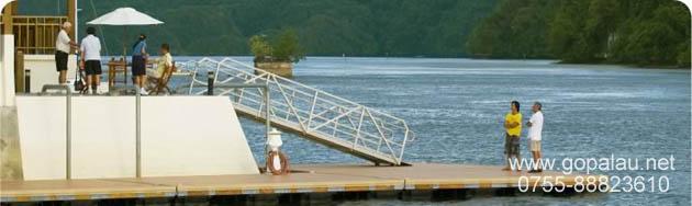 帛琉月伴湾旅馆Landmark码头