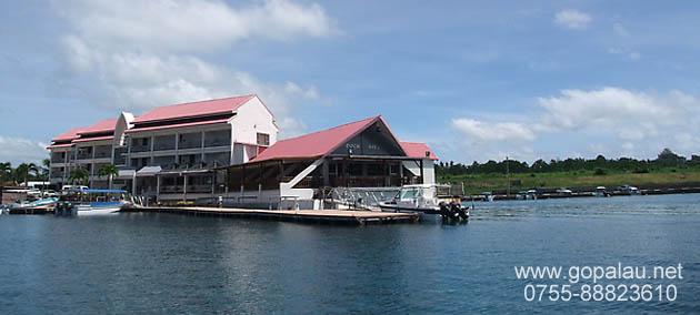 帛琉月伴湾旅馆Landmark全景