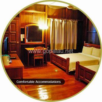 玫瑰园海景小木屋comfort Accommodations