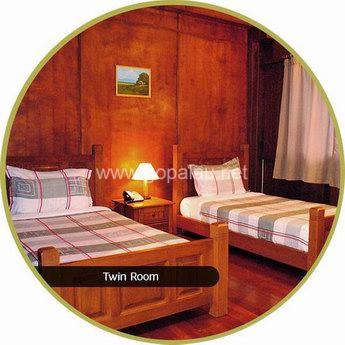 玫瑰园海景小木屋twin room